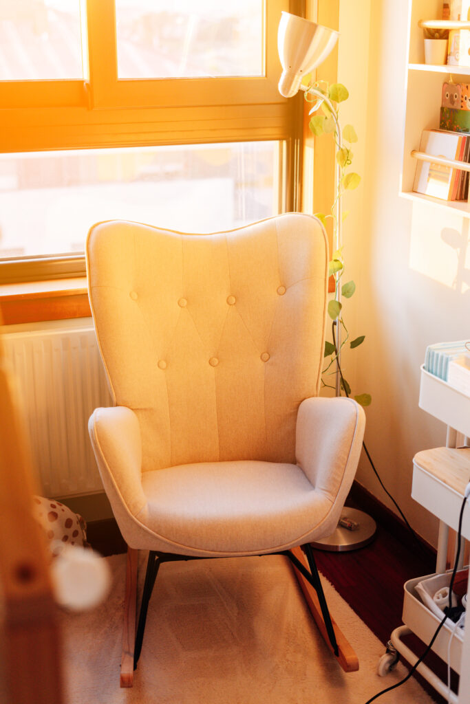 White Chair and a sunlit window. Starting The Conversation Blog Post