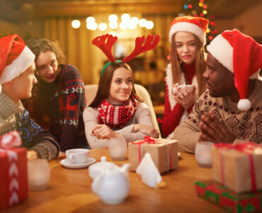 Not another white knuckle christmas. Friends at Christmas. Kindred Counseling