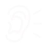 Therapy in Blaine MN . Ear Icon.